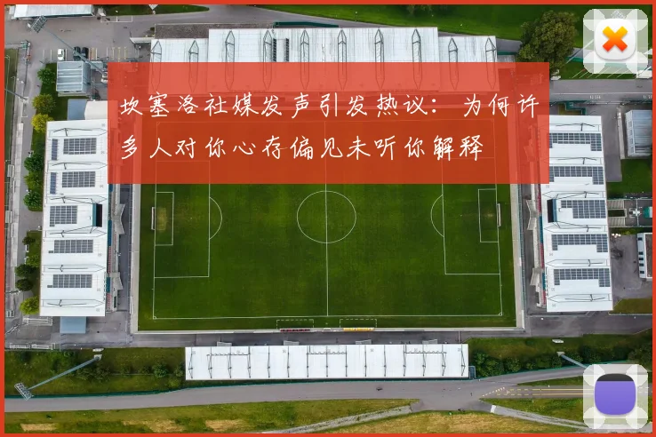 坎塞洛社媒发声引发热议：为何许多人对你心存偏见未听你解释